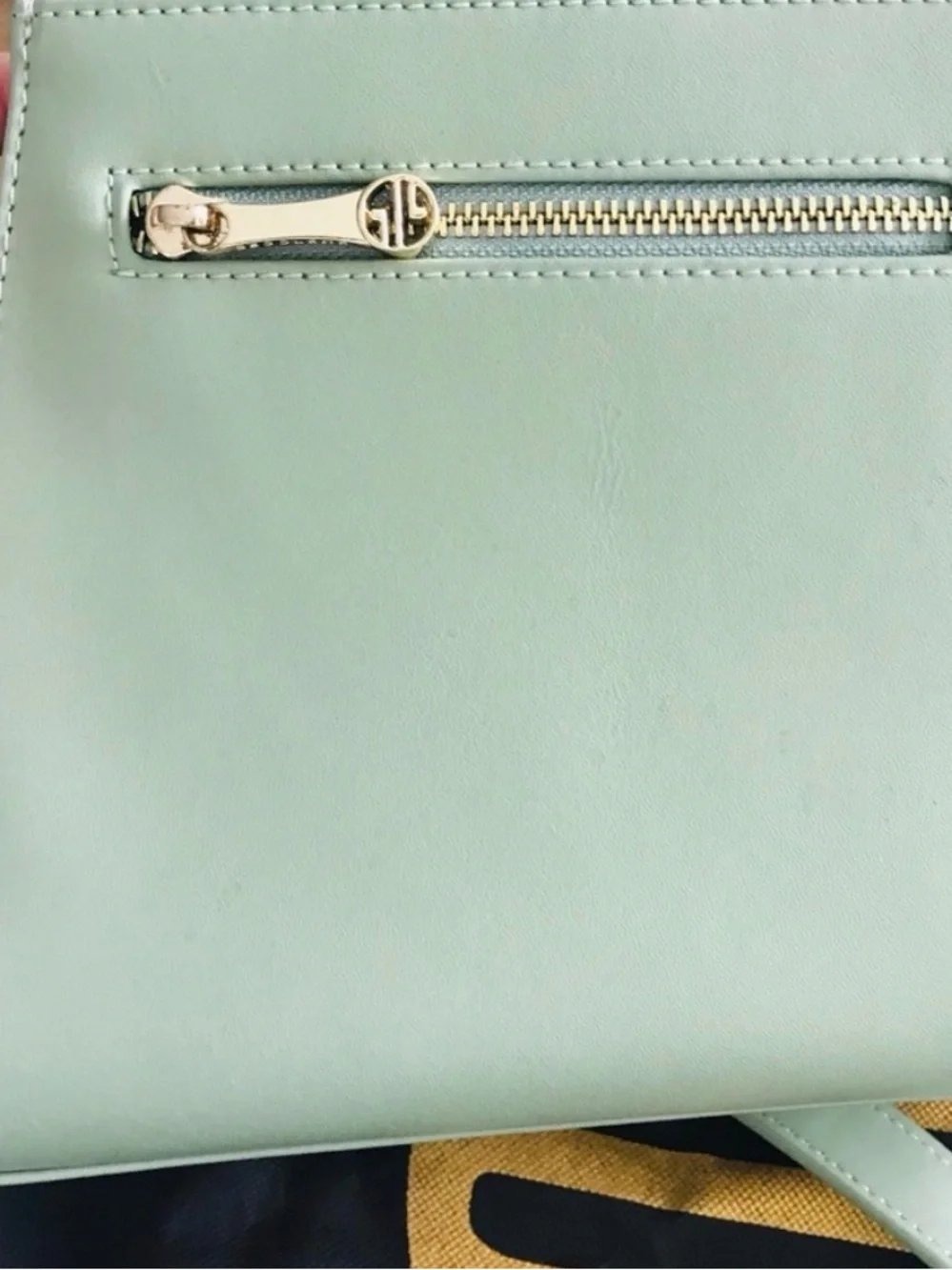 Structured Mint Green Top-Handle Satchel with Detachable Strap